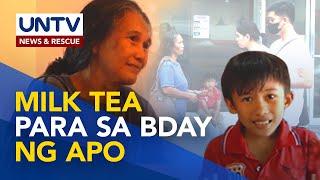 Isang lola na humihingi ng tulong bumili ng milk tea para sa birthday ng apo | Sana All