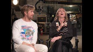 Ryan Gosling makes Emily Blunt lose it with "I do flute my crusts" | FALL GUY interviews