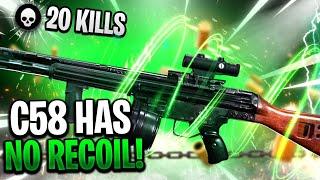 NO RECOIL C58 CLASS IS BACK! Best Warzone C58 Class Setup, Loadout, For Caldera and Rebirth Island!