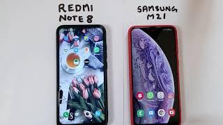 Samsung M21 vs Redmi Note 8 Speed Test | Quick Speed Test | M21 vs Note 8 speed test in FHD+