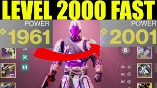 The Fastest Way to Level up In The Final Shape | Destiny 2 (Power Level 2000+ Easy)