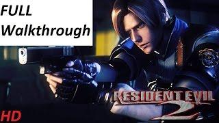 Resident Evil 2 (1998) Walkthrough : Complete Game 【HD】