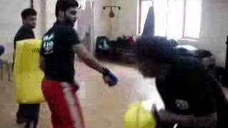 (Bangalore) Self Defense Franklin Joseph Krav Maga ~ Two Bag Punch Instruction Class A337 #KravMaga