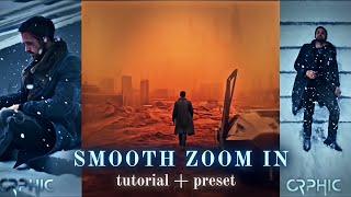 Smooth Zoom In Tutorial | Alight Motion (PRESET INCLUDED)