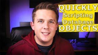 A Better Way To Create Scripts for Multiple SQL Database Objects