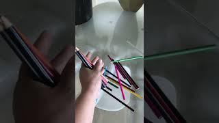 #amazing #asmr sound colored pencil ️#satisfying #shorts #video 