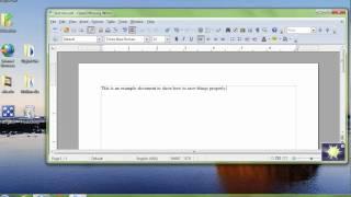 Windows 7: Tutorial 9 - Saving a document to a folder