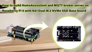 52Pi N21 Dual 2280 NVMe base for Raspberry Pi 5  (Dual  M.2 NVMe SSD Expansion board) SKU: EP-0231