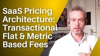 SaaS Pricing Architecture: Transactional, Flat & Metric Based Fees