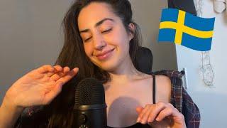 ASMR in Swedish | Slappna av med mig *Viskar, Munljud, Tapping & Scratching*