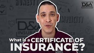What is a Certificate of Insurance