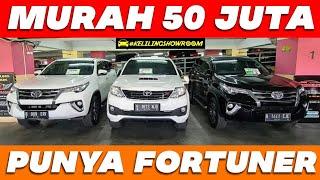 MURAH CUMA 50 JUTA MOBIL BEKAS FORTUNER DIESEL HARGA TERMURAH DI SS MOBILINDO JAKARTA TAHUN 2021