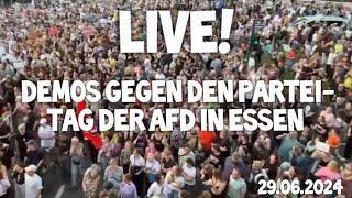  LIVE  Ausnahmezustand in ESSEN Demonstrationen gegen Parteitag der AfD - Wird es eskalieren? 