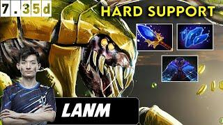 Lanm Venomancer Hard Support - Dota 2 Patch 7.35d Pro Pub Gameplay
