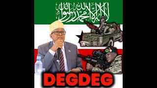 DEGDEG: "Somaliland Waxay Diyaar u Tahay Difaaca Dadkeeda iyo Diinteeda" Madaxweyne Cirro.