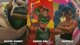 ARMS - Whitehawke (Master Mummy) vs German (Ribbon Girl) & James (Twintelle)