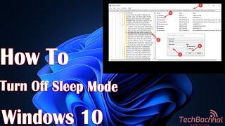 How to Turn Off Sleep Mode in Windows 10