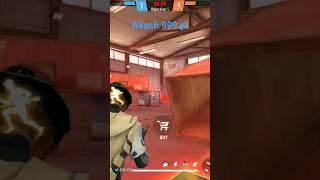 Akash 999 yt 1vs1 #gaming  #freefire #tiktok  #shorts  video