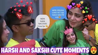 HARSH AND SAKSHI CUTE MOMENTS  @Being Suku @Harsh Rane Vlogs @CarryMinati