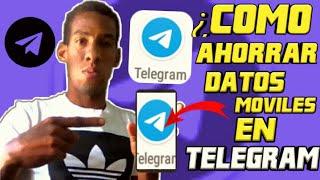 ¿COMO CONFIGURAR CONSUMO de DATOS en TELEGRAM? (2021)