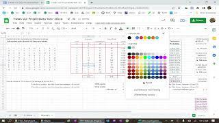 Dice data copied from Excel to a Google Sheet. Formulae and graphs are lost, but OK for our task