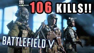 BATTLEFIELD V | 3 MEN ARMY | 106 KILLS (Full Tactical Gameplay)