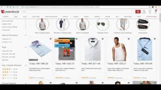 Importing products from overstock com