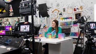 Behind the Scenes: Sarah Clark Streams her Art with Blackmagic Design