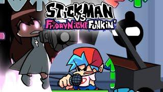 Friday Night Funkin' Stickman Full week and Secret Songs [FNF Mod/Hard]