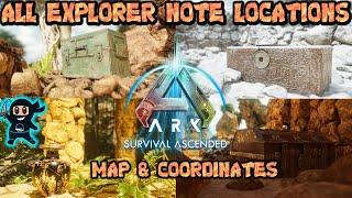 ALL Explorer Note Locations for The Island Ark Survival Ascended