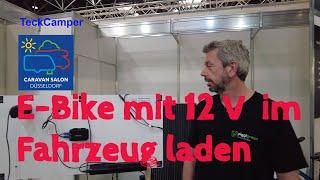 Caravan Salon 2024, E-Bike Ladegerät für 12 V Steckdose