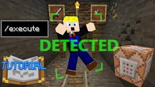 How to detect a player using command blocks! | /execute command tutorial for 1.16  Minecraft Java