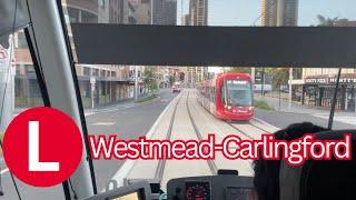 Sydney Light Rail L4 Westmead-Carlingford FULL JOURNEY front POV