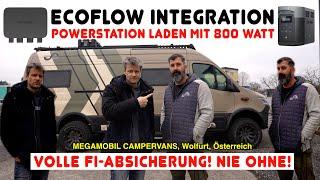 #1120 POWERSTATION LADEN, BIS ZU 800 WATT | EcoFlow Delta Max | Alternator Charger | Einbau & Infos