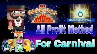 Growtopia | How To Profit In Carnival 2021 LAZY METHOD + NO FARMING | BEST Profit Guide | Double DLS