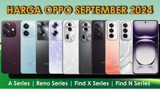 HARGA OPPO SEPTEMBER 2024 | HARGA HP OPPO TERBARU 2024