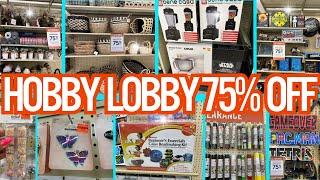 Hobby Lobby 75% Off Clearance‍️Hobby Lobby Clearance Deals‍️#new #hobbylobby #shoppingvlog