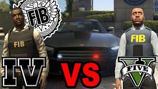 FIB Agents (GTA V vs GTA IV)