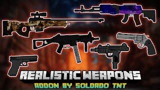 Gun Mod Minecraft Pe - Realistic Weapon Addon - 3D Guns Mod Showcase