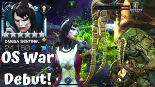 First Time Bringing Omega Sentinel To Alliance War! Rank 4 Man-Thing! - Marvel Contest of Champions