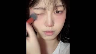 Korean Ulzzang Makeup Tutorial #makeup #ulzzang #shorts