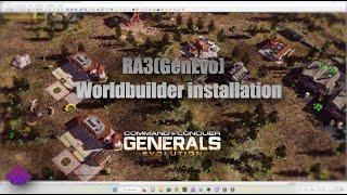 ra3/GenEvo Worldbuilder installation