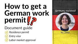 How to get a permit to work in Germany #HalloGermany
