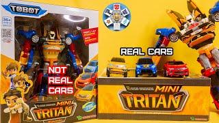 Three Generic Cars Combine into Tobot Mini Tritan! (2023 Domestic Reissue)