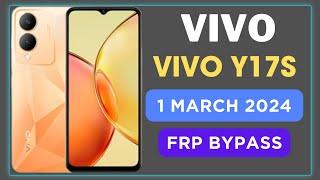 Vivo Y17S Android 13 FRP BYPASS | 1 March 2024 Security | ZABIEEETECH