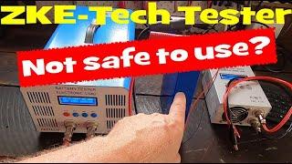 The ZKE-Tech Battery Tester damages your battery? I make the safety check!