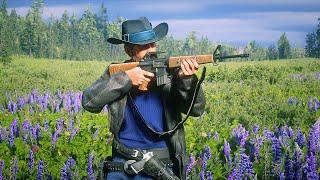 If Arthur and John had Modern Weapons they would be simply UNSTOPPABLE - RDR2