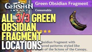 All Green Obsidian Fragment Locations Genshin Impact