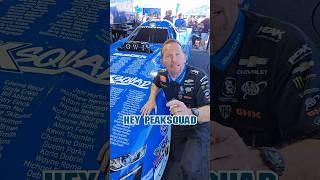 Hey #PEAKSquad, the John Force Racing Hood Signing Contest Is Back! | PEAK Auto #Shorts