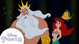 King Triton Warns Ariel | The Little Mermaid | Disney Princess